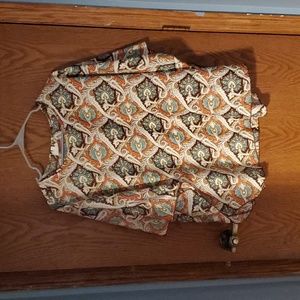 Boom Boom Poncho Multi-Colored 2XL